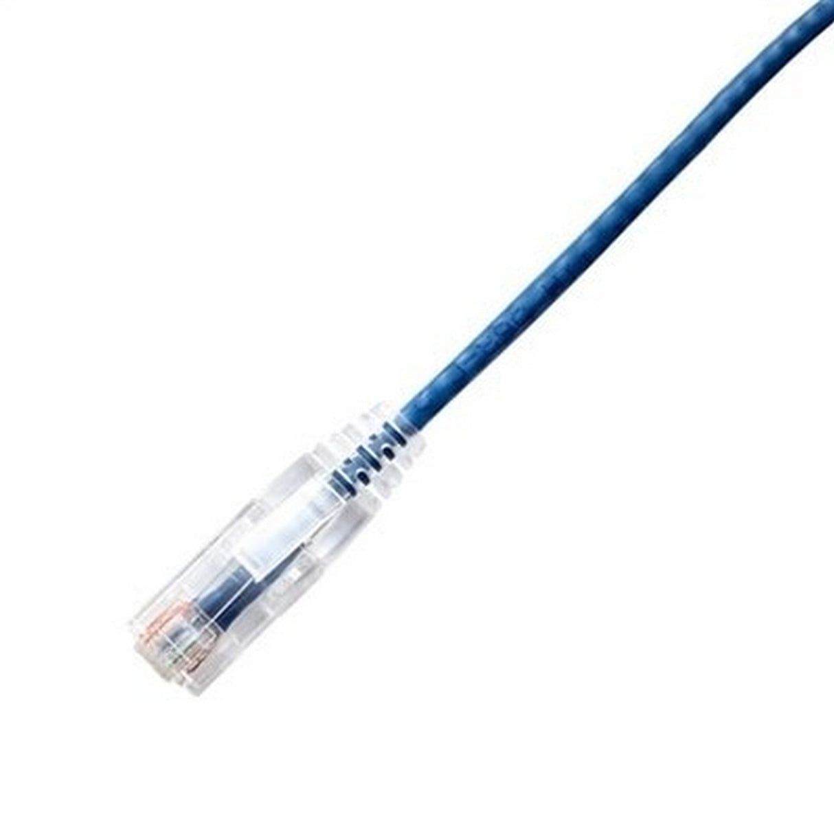 LYNN CPCS-ABL-001F CHOICE Slim 28AWG CAT6A Ethernet Patch Cable, 1-Foot, Blue