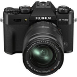 Fujifilm X-T30 II Mirrorless Camera with 18-55mm Lens, Black