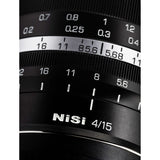 NiSi 15mm f/4 Sunstar Super Wide Angle Full Frame ASPH Lens, Nikon Z Mount