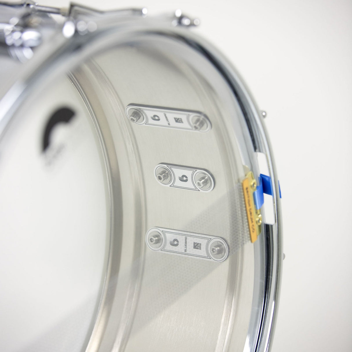 British Drum Co BB-14-60-SN Bluebird Series Chrome Over Brass Snare Drum
