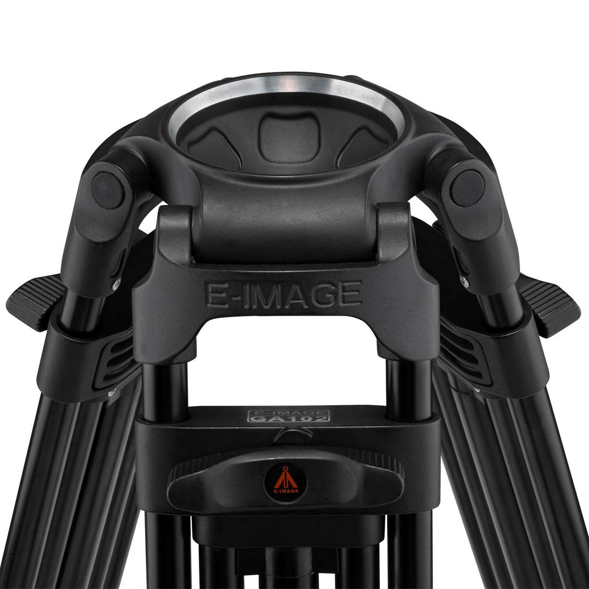 E-Image GA102-PTZ Aluminum PTZ Tripod with 100mm Flat Base