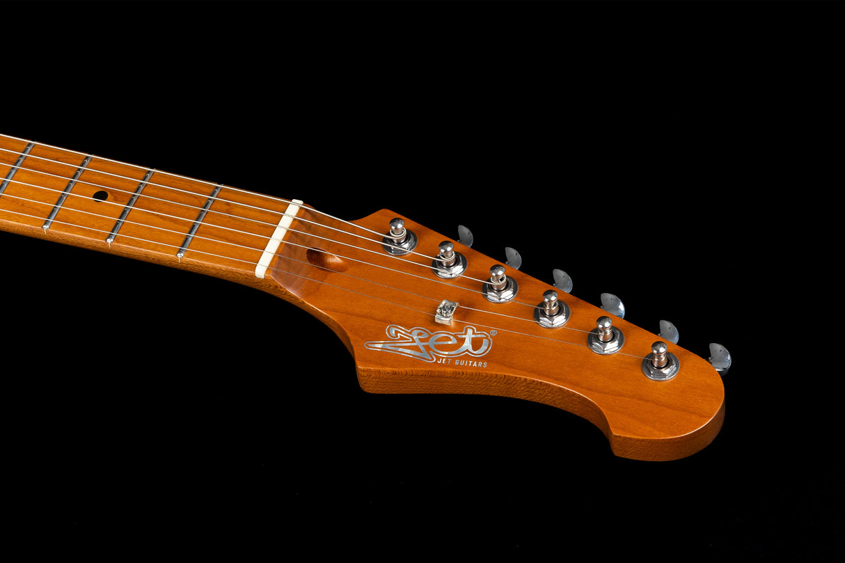 Jet Guitars JS-300 Mini Red Electric Guitar, Red