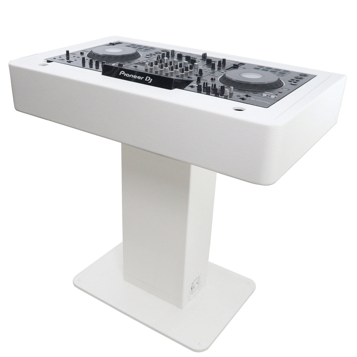 ProX XZF-DJCT W 2U CASE Control Tower DJ Podium for Pioneer DJ DDJ-REV7, XDJ-XZ, DDJ-1000, RANE One