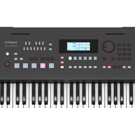 Roland E-X50 portable keyboard for performance and practice