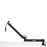 Shure Broadcast Desk Series Low-Profile Articulating Boom Arm Microphone Stand