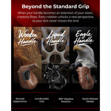 SmallRig ImageGrip Rotating Wooden Handle with ARRI Rosette