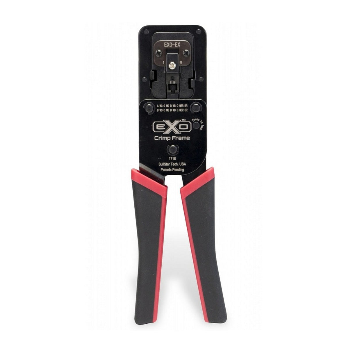 Platinum Tools 100061C | EXO Crimp Frame and EXO-EX Die Set for ezEX-RJ45 Connectors