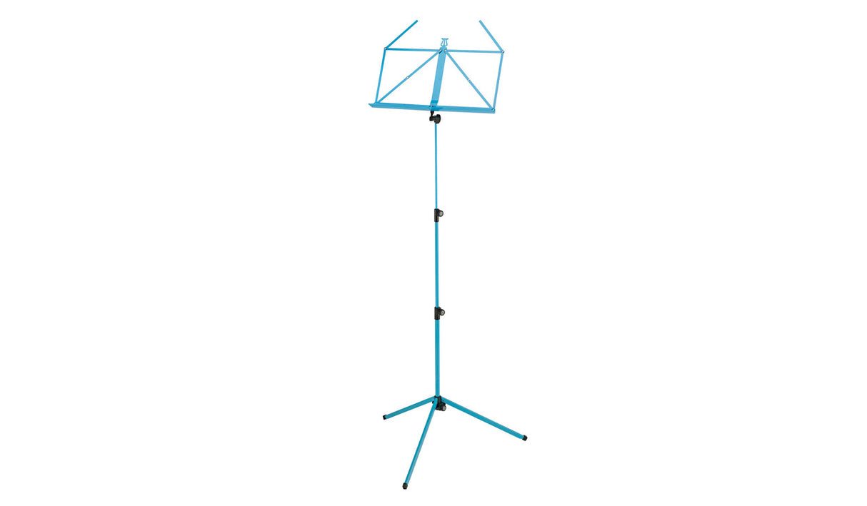 K&M 10010 Child Foldable Classic Music Stand Ocean Blue