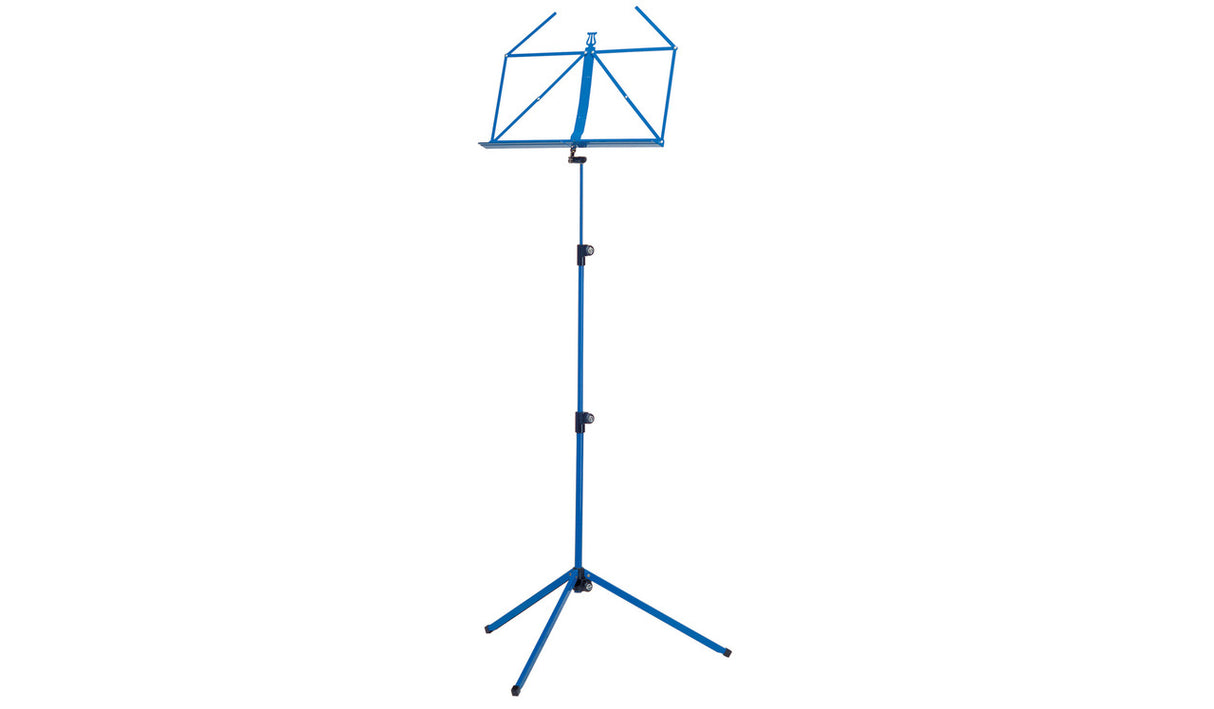 K&M 10010 Child Foldable Classic Music Stand Blue