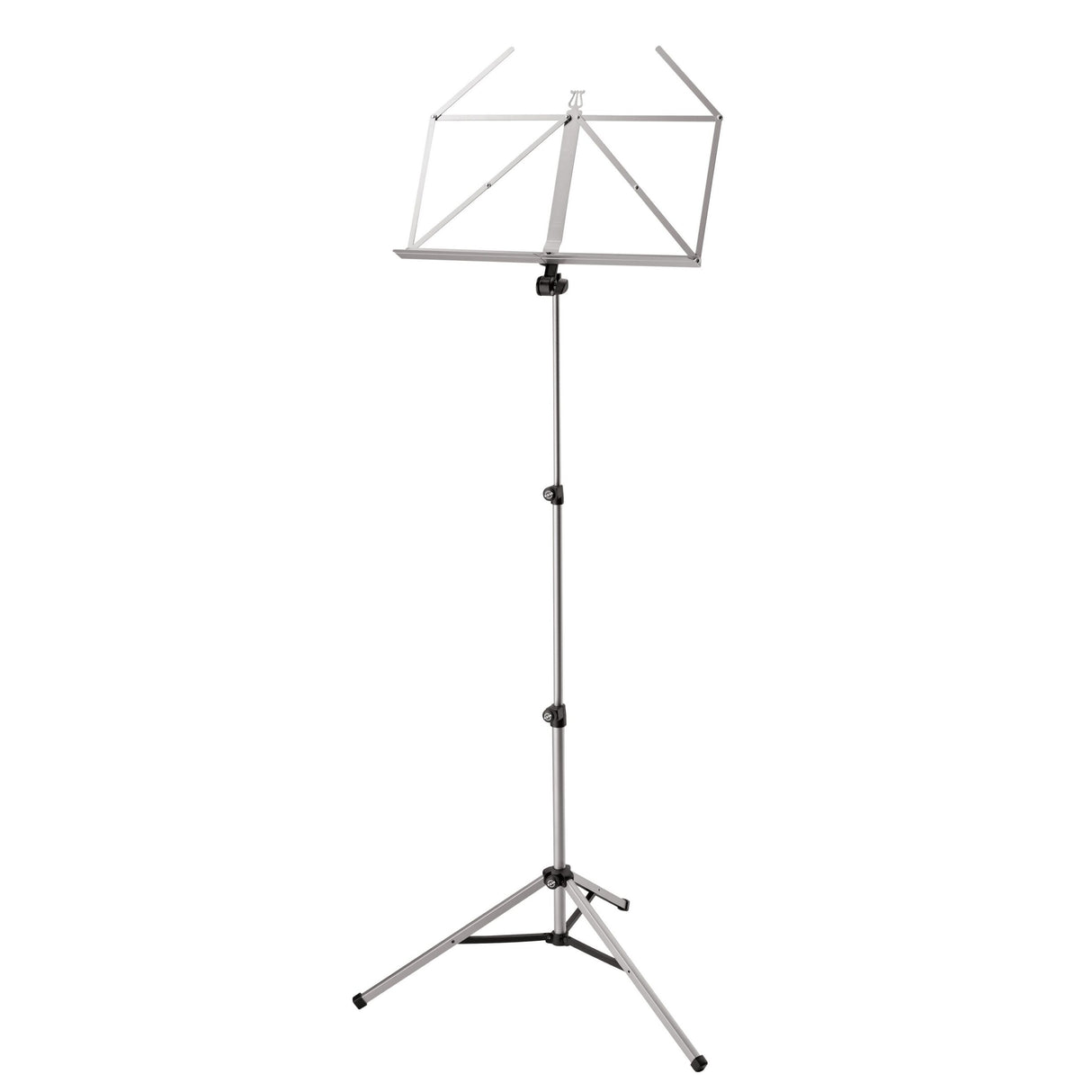 K&M 10065 Music Stand, Nickel Colored