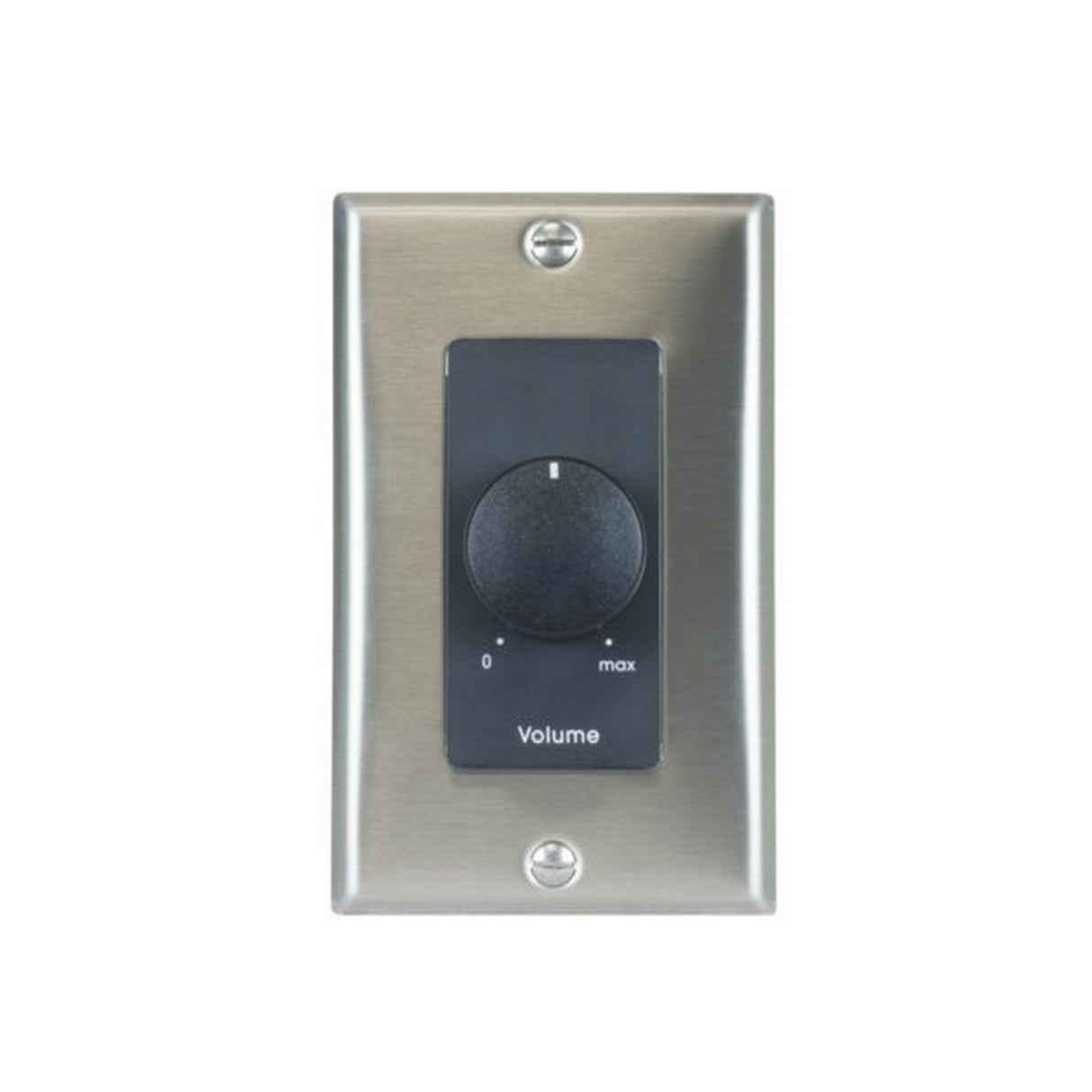 Lowell 100LVC-DSB 100 Watt Volume Control MONO Attenuator 1 Gang Wall Plate Decorator Stainless Black