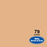 Savage 107-Inch x 50-Yards Widetone Seamless Background Paper, Almond