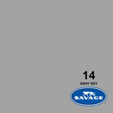 Savage 107-Inch x 50-Yards Widetone Seamless Background Paper Gray Sky