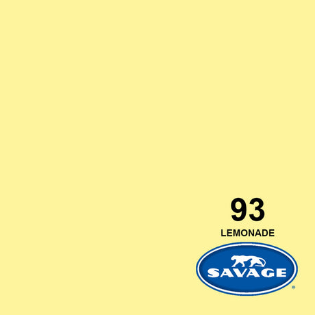 Savage 107-Inch x 12-Yards Widetone Seamless Background Paper Lemonade
