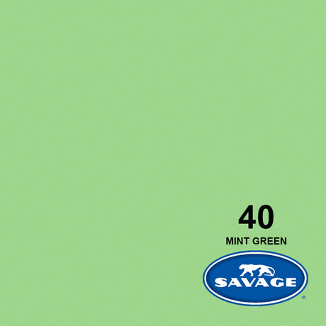 Savage 107-Inch x 12-Yards Widetone Seamless Background Paper Mint Green