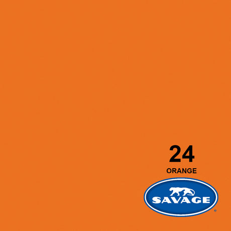 Savage 53-Inch x 12-Yards Widetone Seamless Background Paper Orange