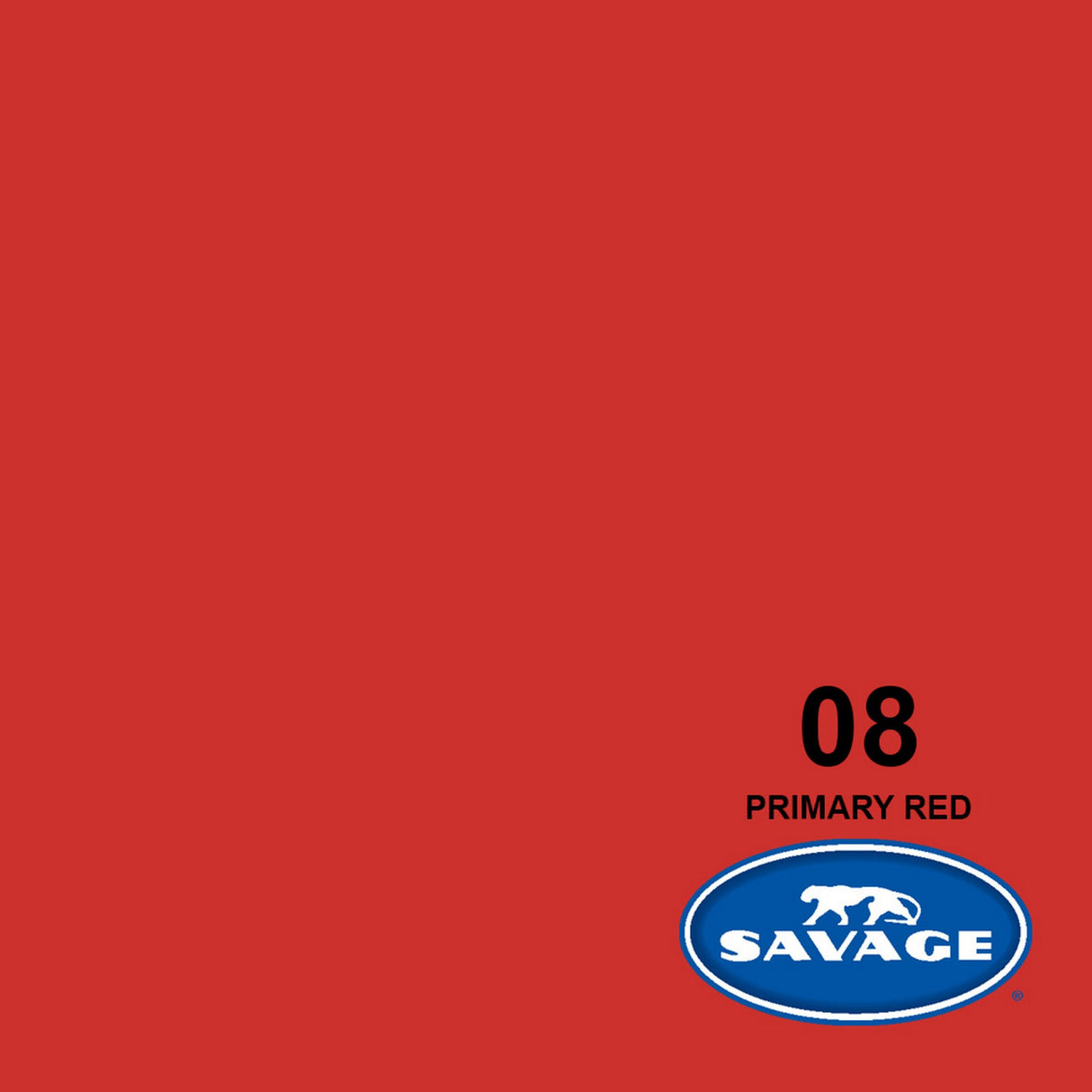 Savage 107-Inch x 12-Yards Widetone Seamless Background Paper, Primary Red