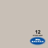 Savage 26-Inch x 12-Yards Widetone Seamless Background Paper, Studio Gray