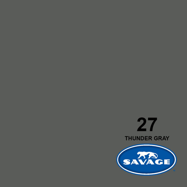 Savage 53-Inch x 12-Yards Widetone Seamless Background Paper Thunder Gray