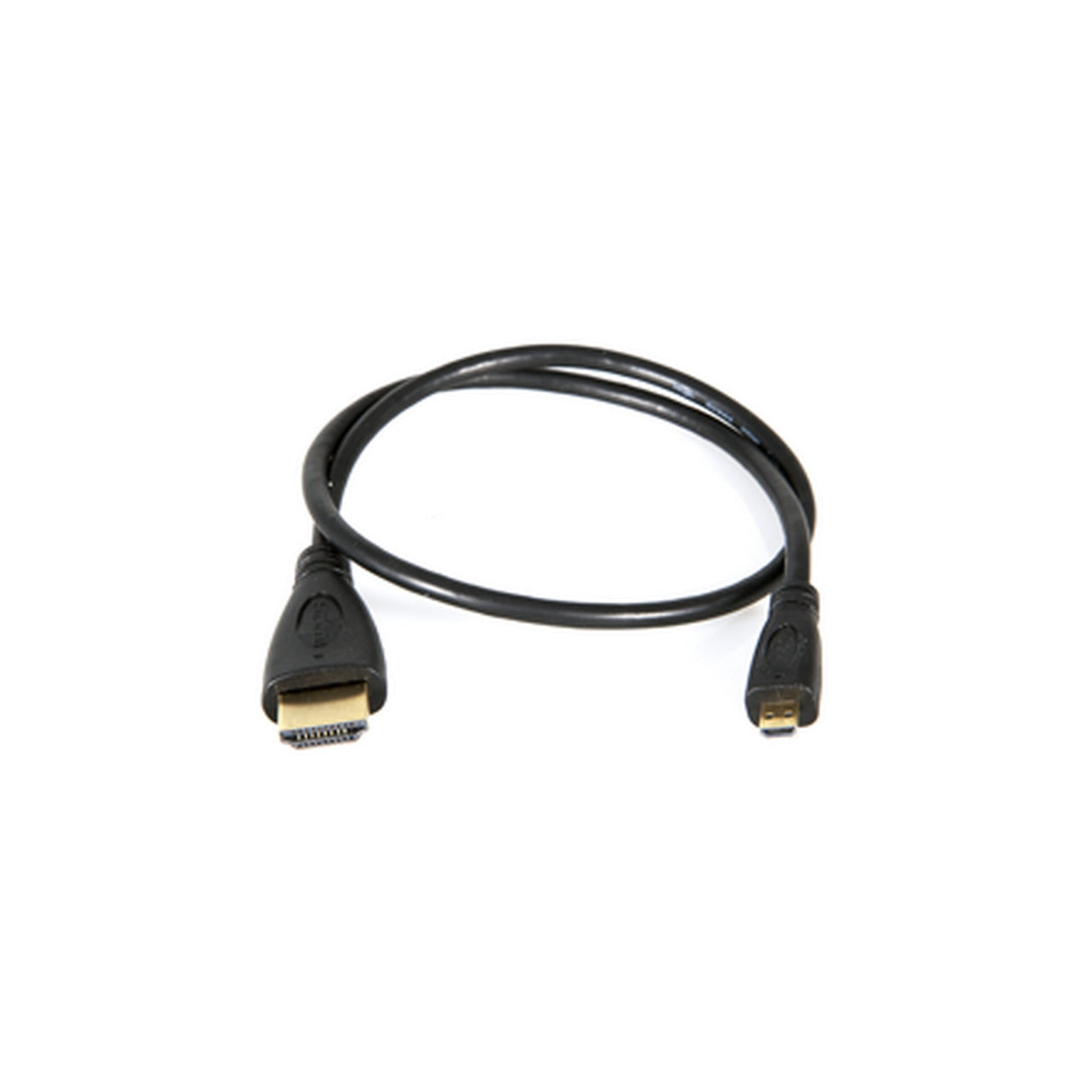 Teradek Type D Micro HDMI Male to Type A Full HDMI Male Cable, 18 Inch