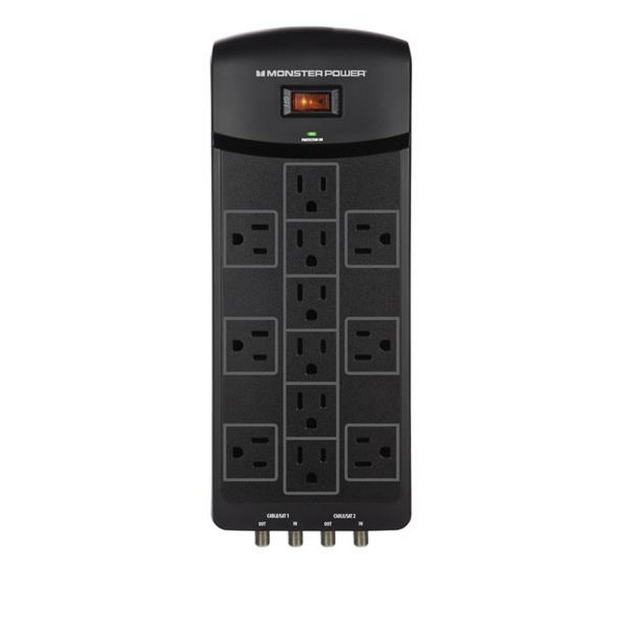 Monster 121871-00 | 12 Outlet Surge Protector with Fireproof MOV