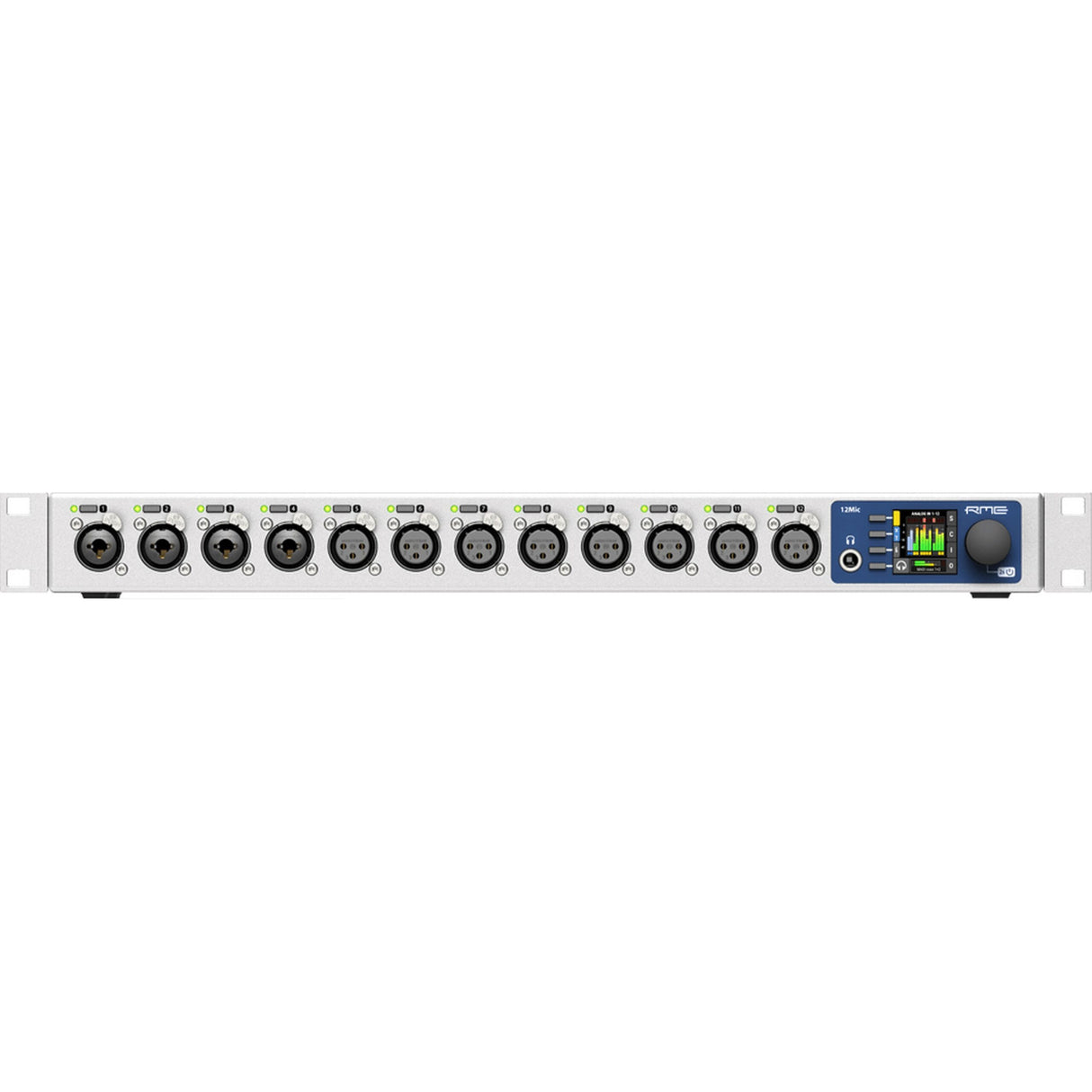 RME 12 Mic 12-Channel Digitally Controlled Microphone Preamplifier with AVB and MADI