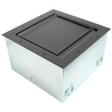 Ace Backstage Co. 132CLBK Super Stage Pocket Carpet Lid Textured Black Finish