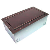 Ace Backstage Co. 134SLCV Super Double Wide Stage Pocket Standard Lid Antique Coppervein Finish