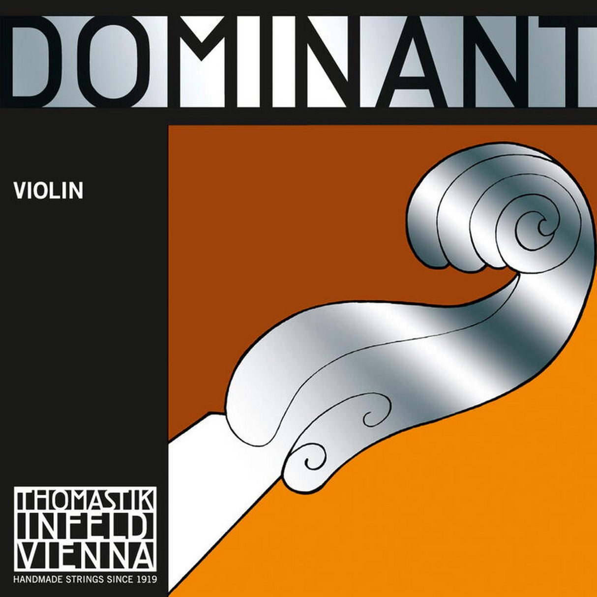 Thomastik-Infeld 135B Dominant Violin String Set, Plain Steel E Ball, 4/4-1/16