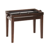 K&M 13730 Piano Bench Wooden Frame without Cushion, Walnut Matt Finish