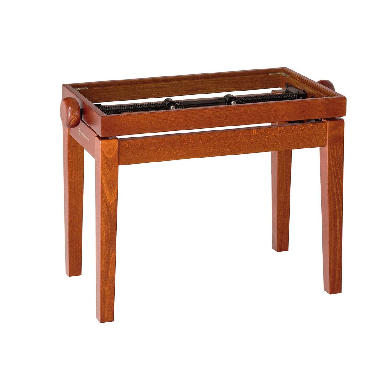 K&M 13740 Piano Bench Wooden Frame without Cushion, Cherry Matt Finish