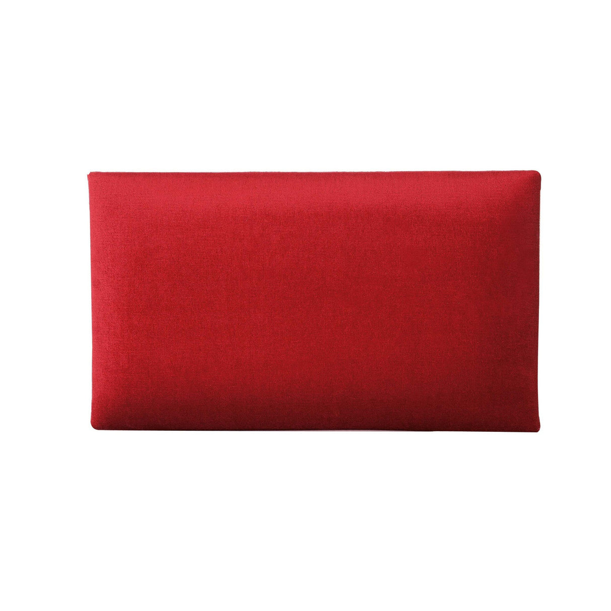 K&M 13802 Seat Cushion, Velvet, Red