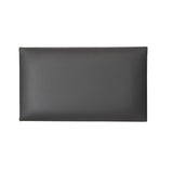 K&M 13840 Seat Cushion, Leather, Black