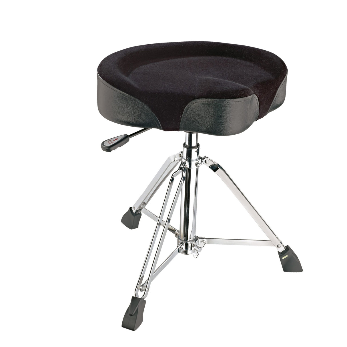 K&M 14036 Drummers Throne Chair with Pneumatic Spring, Black