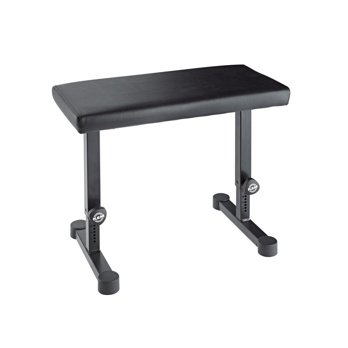 K&M 14085 Piano Bench, Black Imitation Leather