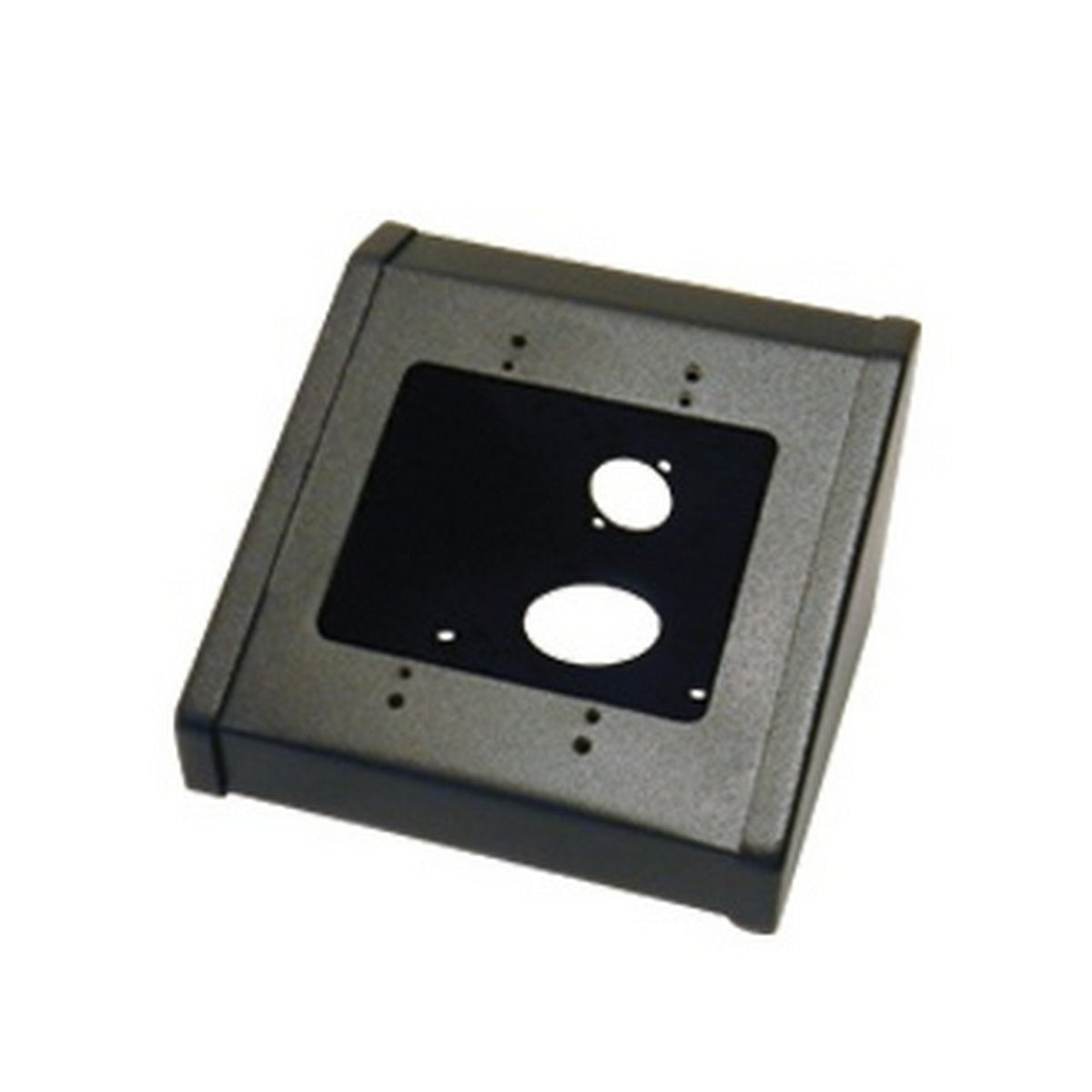 Table Top Control Panel Rough In Ace Backstage Co. 147G2BK Table Top Control Panel Mount Black – AVLGEAR