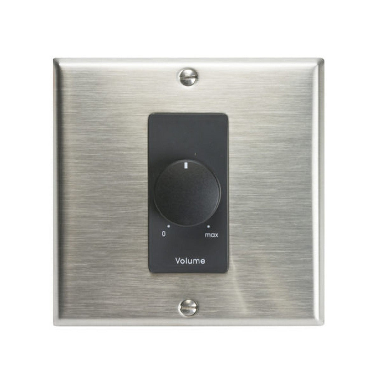 Lowell 150LVCS-DSB 150 Watt STEREO Attenuator Volume Control 2 Gang Wall plate Decorator Stainless Black