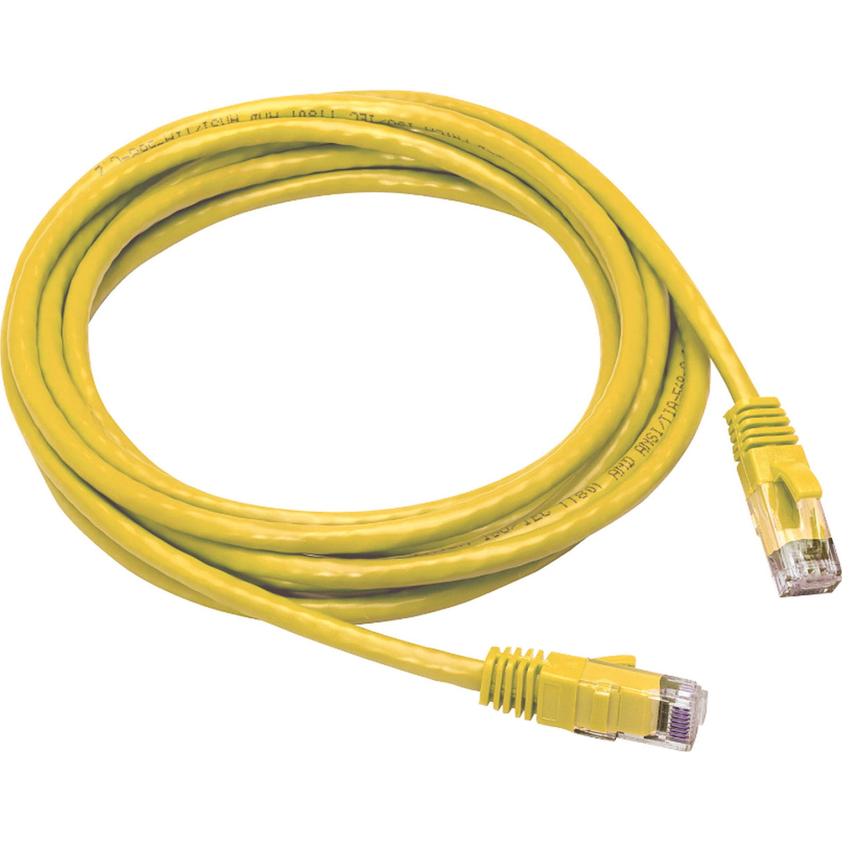 Liberty AV 152G5U4001 Category 5E True 24AWG Patch Cable, 1 Foot, Yellow