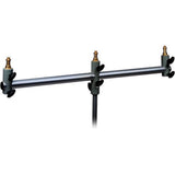 Manfrotto 154B Aluminum Triple Microphone Support Black