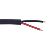 Liberty 16-2C-BLK | Commercial Grade General Purpose 16 AWG 2 Conductor Cable Black