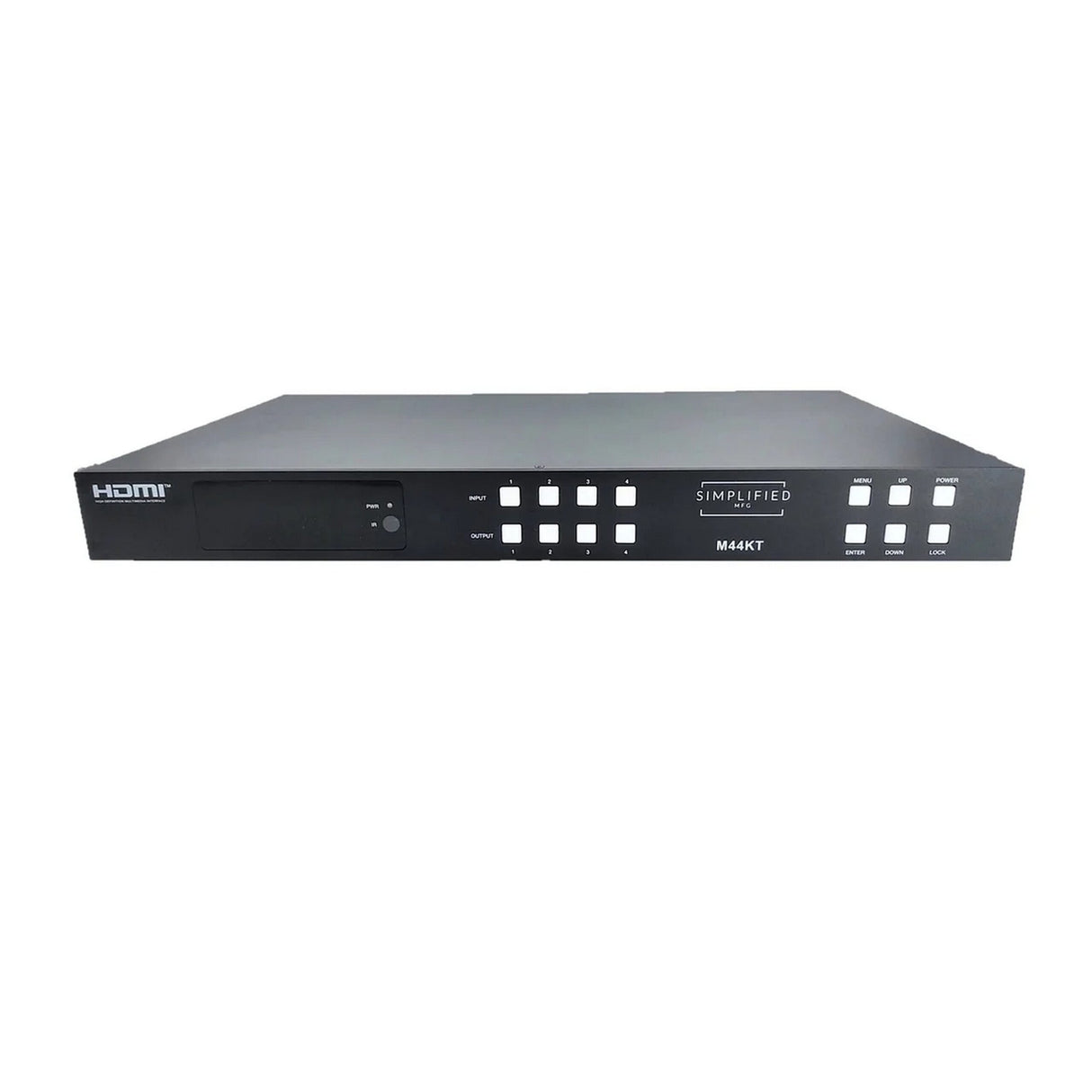 Simplified MFG M44KT Scaling HDBaseT 4 x 4 HDMI Matrix Kit