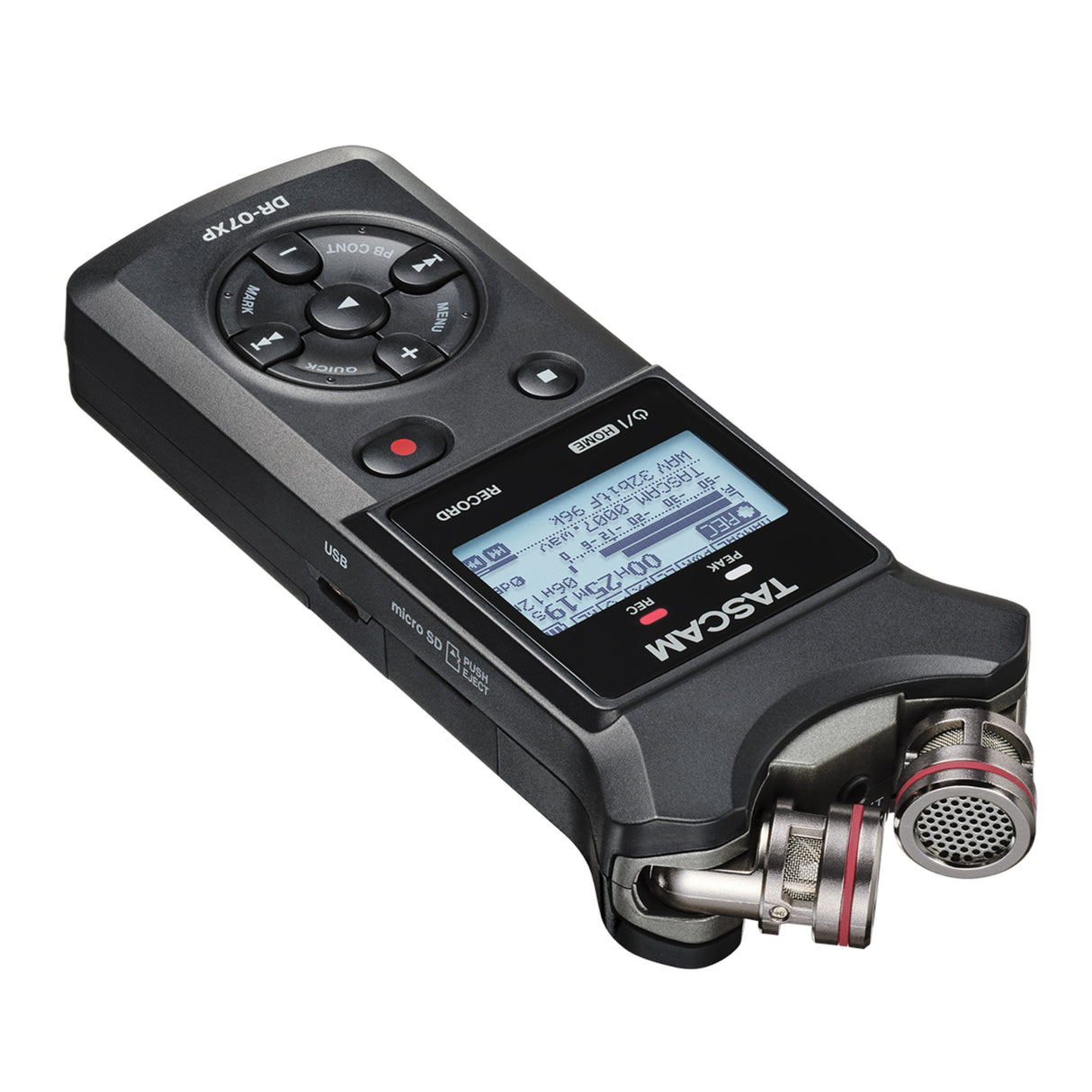 TASCAM DR-07XP 32-Bit Float Handheld Recorder with USB-C Interface