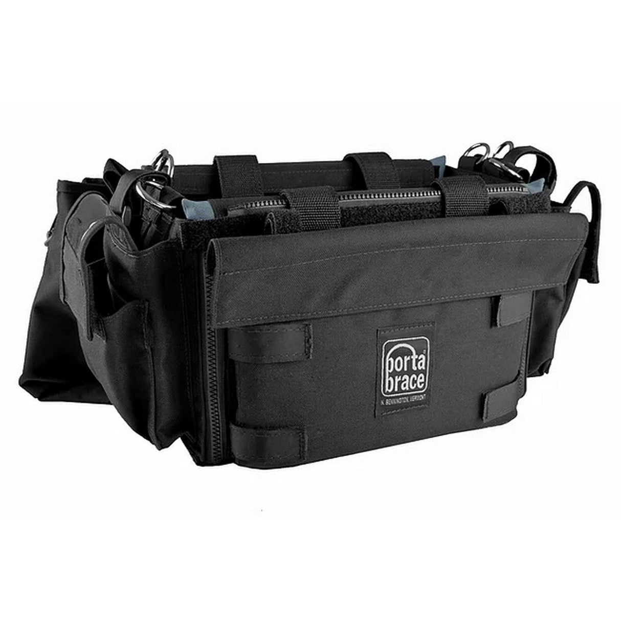 Porta Brace AO-1.5XB Audio Organizer, Medium, Black