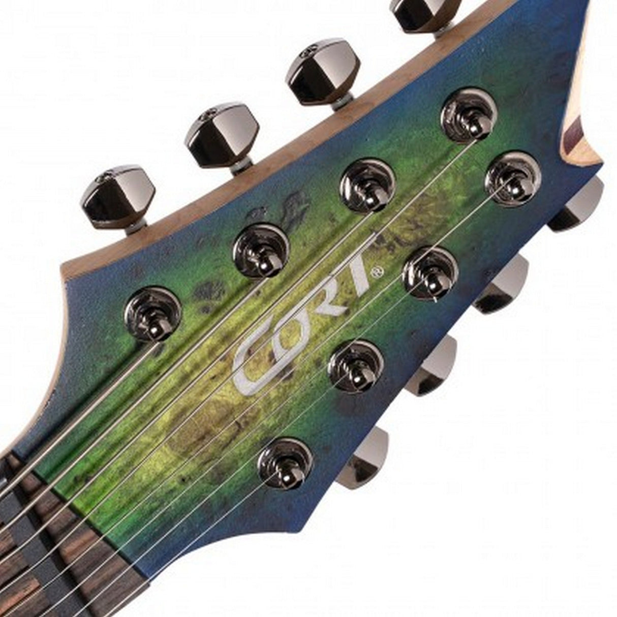 Cort KX508 Multi-Scale II 8-string Guitar, Mariana Blue Burst