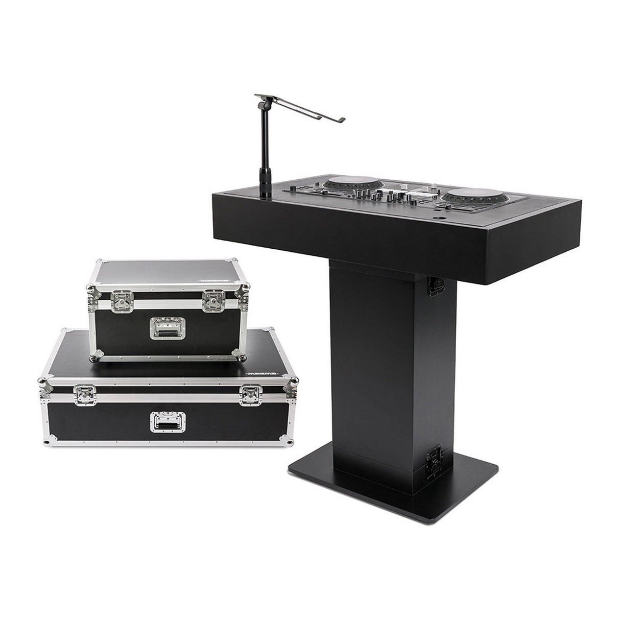 Magma Groove Terminal Modular DJ Booth, Black
