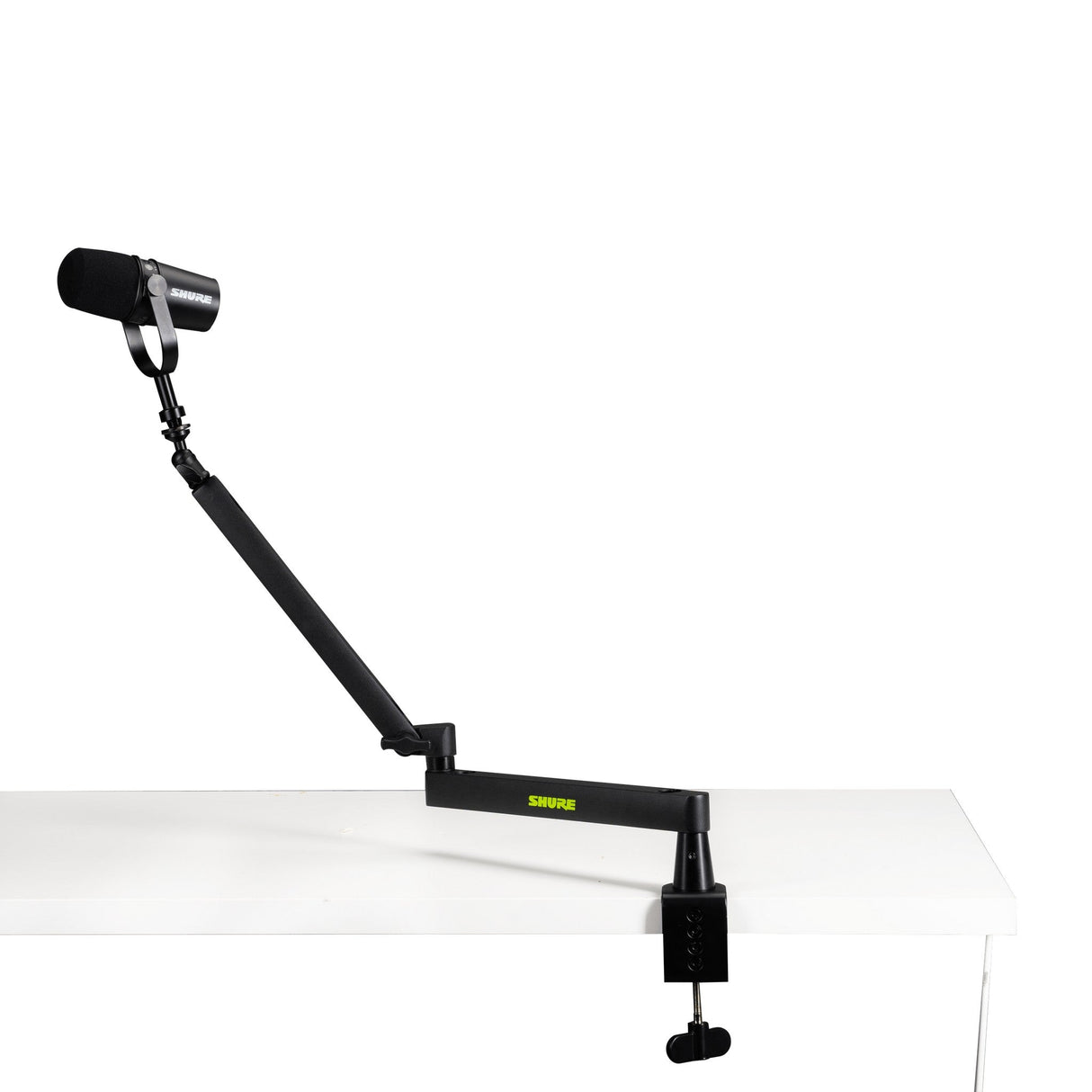 Shure Broadcast Desk Series Low-Profile Articulating Boom Arm Microphone Stand