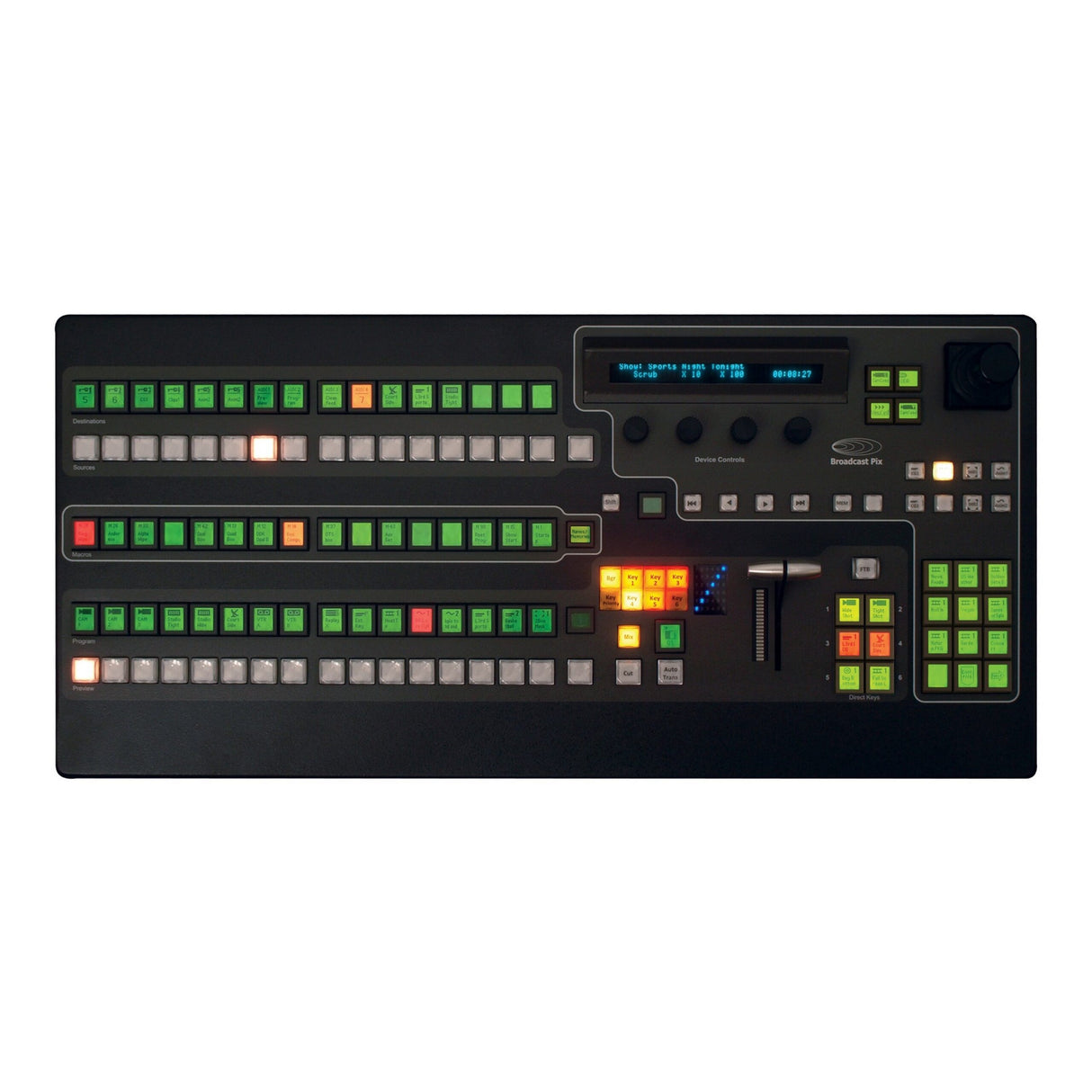 Broadcast Pix 1 M/E 2000 Control Panel for FX, MX, GX Systems