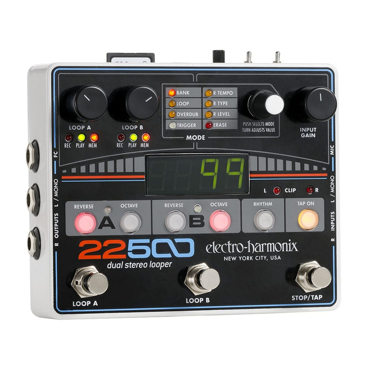 Electro-Harmonix 22500 Dual Stereo Looper Foot Controller