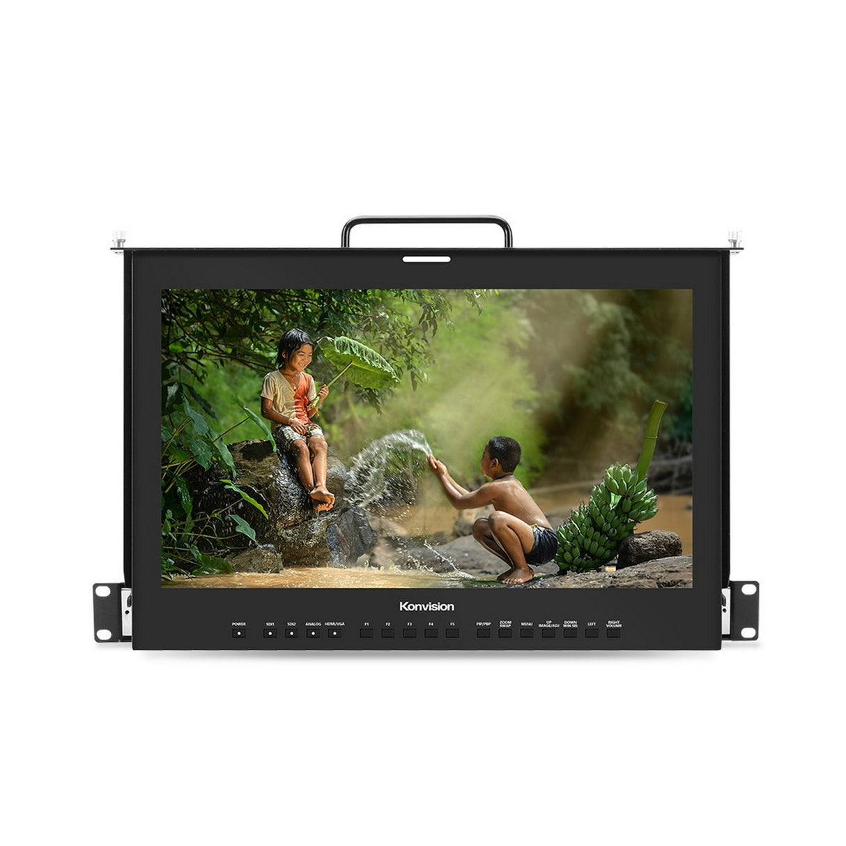 Konvision KFM-1720U 17-Inch 8K 3480x2160 1RU Drawer Monitor