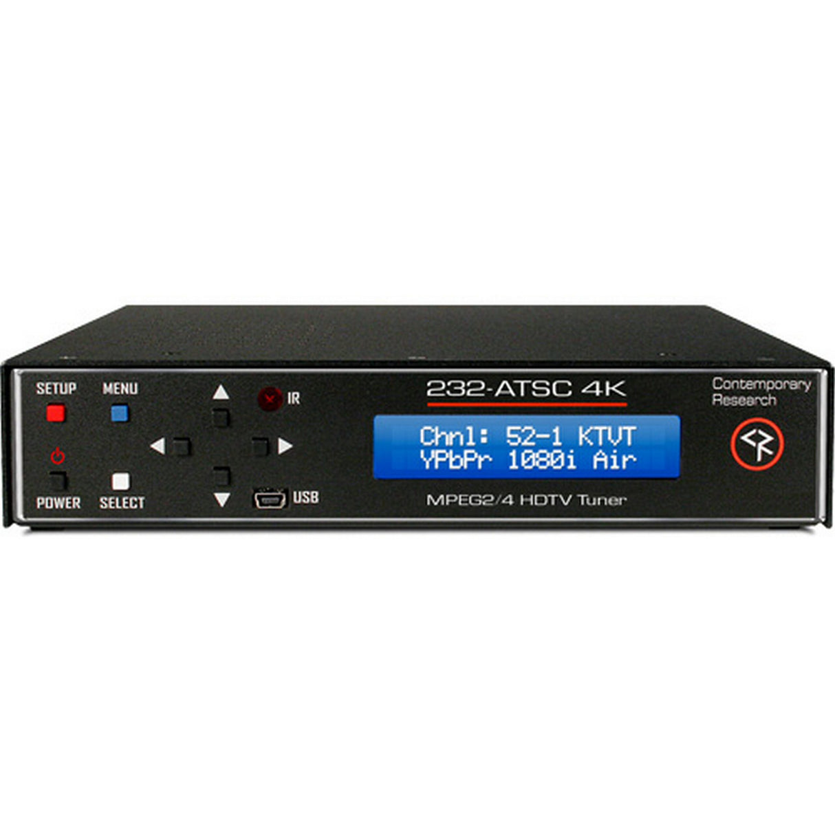 Contemporary Research 232-ATSC 4K HDTV Tuner with PS12 1.5 Power Supply and Rack Mount Kit